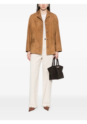 Salvatore Santoro button-up patch-pocket jacket - Neutrals