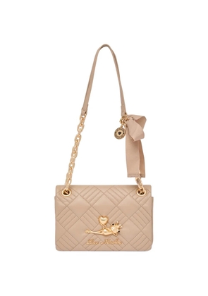 Love Moschino quilted chain shoulder bag - Neutrals