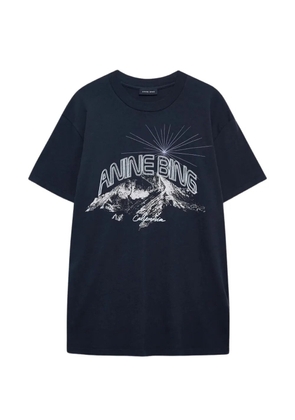 ANINE BING Walker graphic-print T-shirt - Blue