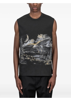 ROA printed tank top - Black