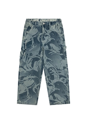 AAPE BY *A BATHING APE® Aapeunvs graphic jeans - Blue