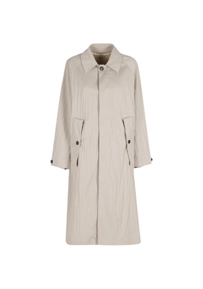Tela Vischio buttoned coat - Neutrals