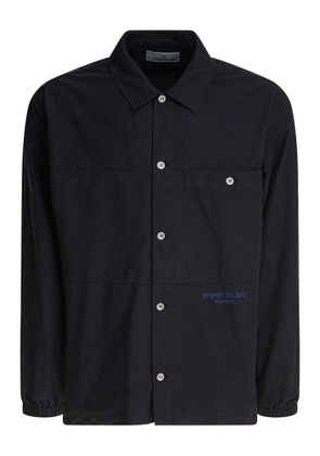 Stone Island button-up utility shirt - Blue