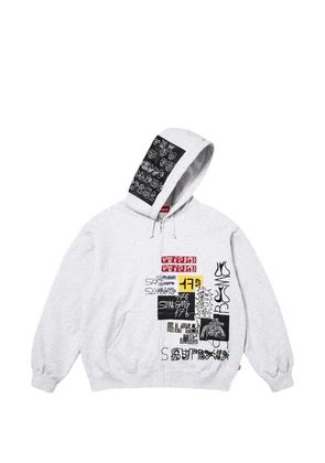 Supreme 176 zip-up hoodie - Grey