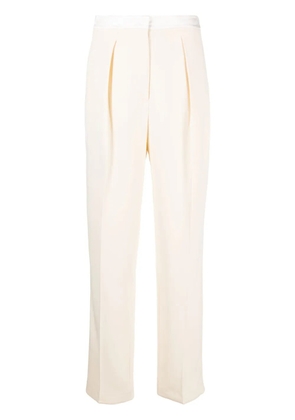 Forte Forte pleat-detail high-waist trousers - Neutrals