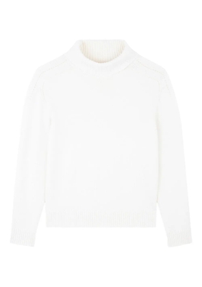 Paul & Shark merino wool turtleneck sweater - White