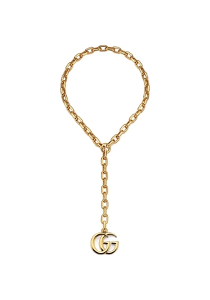 Gucci GG-pendant chain necklace - Gold