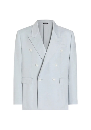 Dolce & Gabbana shantung viscose double-breasted jacket - Blue