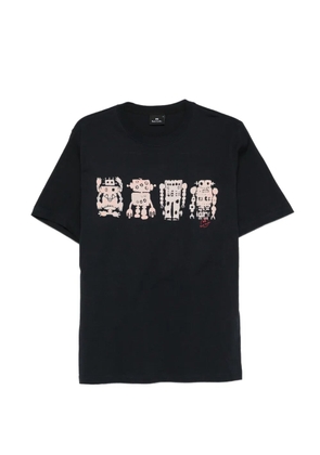 PS Paul Smith Screen Robot print T-shirt - Blue