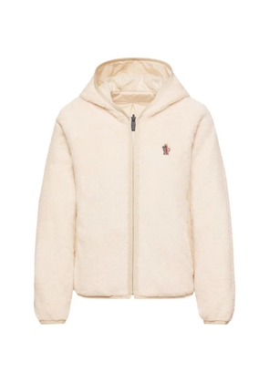 Moncler Reversible Polartec hooded zip-up jacket - Neutrals