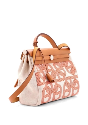 Hermès Pre-Owned Herbag Zip Circuit 24 Vache Hunter and Leather 31 satchel - Orange