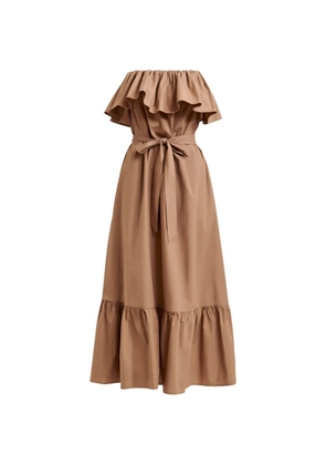 Essentiel Antwerp Joyce ruffled dress - Brown