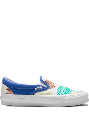Vans slip-on palm-tree trainers - White