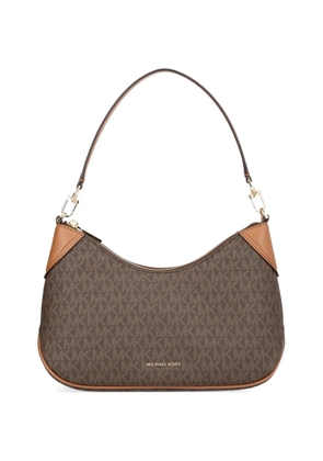 Michael Michael Kors Wilma monogram shoulder bag - Brown