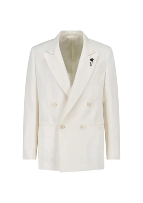 Lardini double-breasted blazer - Neutrals