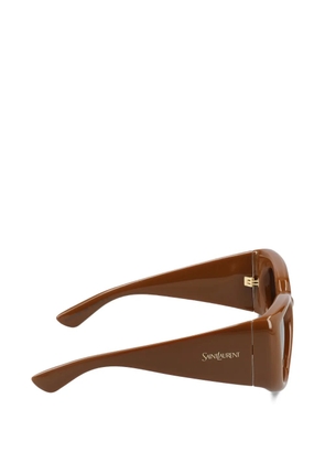 Saint Laurent butterfly sunglasses - Brown