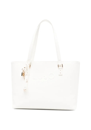 LIU JO logo-embossed tote bag - White