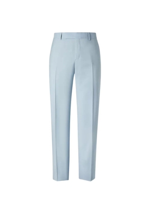 FENDI pleated tailored trousers - Blue
