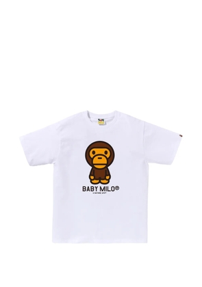 A BATHING APE® graphic print T-shirt - White