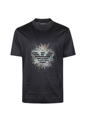 Emporio Armani graphic T-shirt - Blue