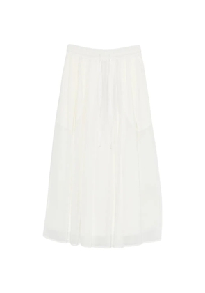 Kristensen Du Nord drawstring-fastening skirt - White