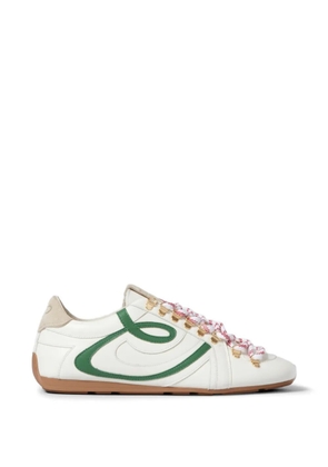 Claudie Pierlot Swing leather sneakers - White