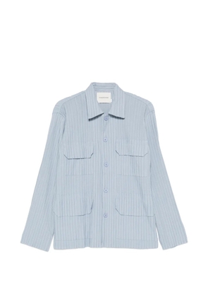 Gongdid Design pleated pocket shirt - Blue