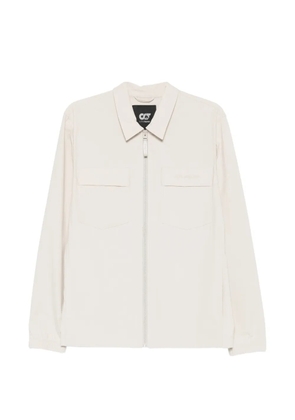 Alpha Tauri zip-fastening chest-pocket jacket - Neutrals