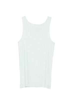 Gongdid Design pleated tank top - Green