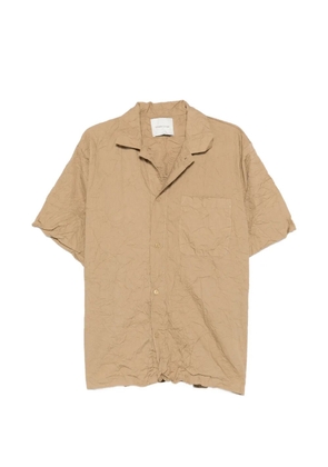 Gongdid Design chest-pocket shirt - Brown