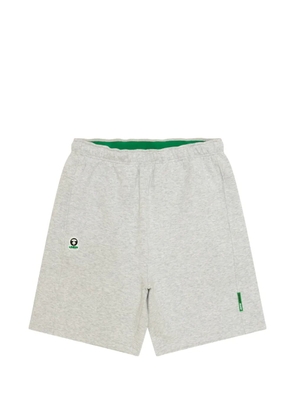 AAPE BY *A BATHING APE® embroidered-logo shorts - Grey