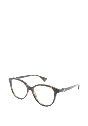 Cartier Eyewear round-frame glasses - Brown
