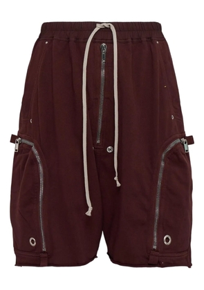 Rick Owens DRKSHDW Bauhaus Bela zip shorts - Brown