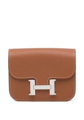 Hermès Pre-Owned constance slim leather wallet - Brown