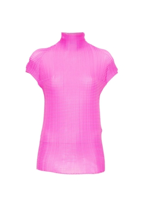 Issey Miyake pleated top - Pink