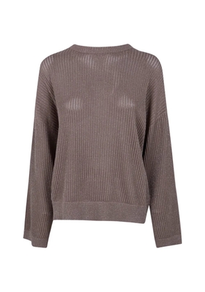 Brunello Cucinelli textured knitwear - Brown