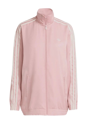 adidas striped track jacket - Pink