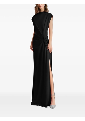 Gemy Maalouf loose-cut draping maxi dress - Black