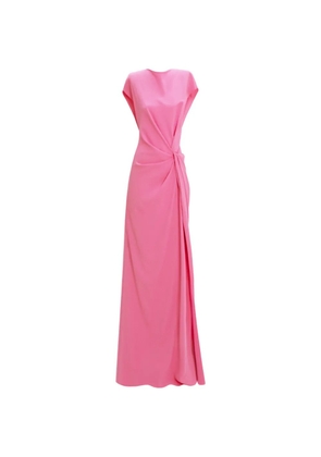 Gemy Maalouf draping loose-cut maxi dress - Pink