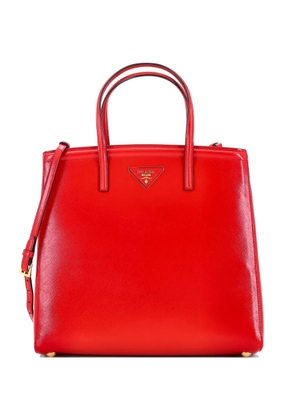 Prada Pre-Owned Slim Convertible Vernice Saffiano Leather Medium tote bag - Red