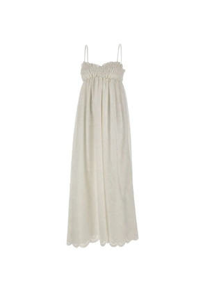 Faithfull the Brand Etta ruffled A-line dress - Neutrals
