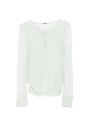 Open YY mesh hooked T-shirt - Green