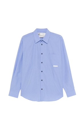 GR10K pocket check shirt - Blue