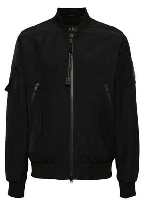 Moose Knuckles Courville logo-appliqué bomber jacket - Black