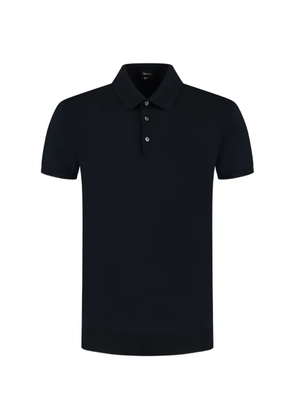 Kiton buttoned polo shirt - Blue