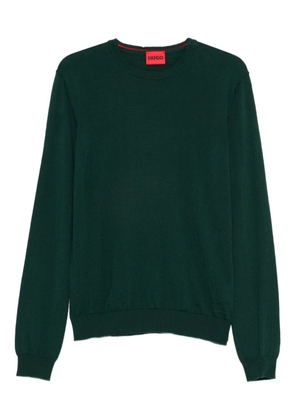 BOSS crew-neck sweater - Green