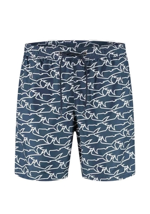 Paul & Shark shark-print swim shorts - Blue