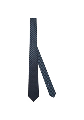 Gucci patterned tie - Blue