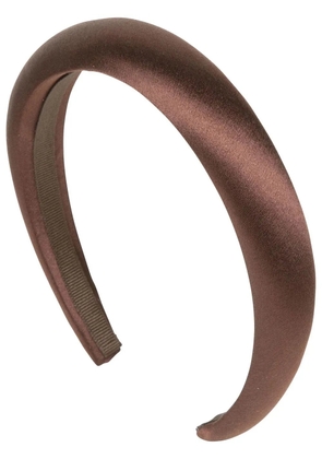 Jennifer Behr Tori satin headband - Brown