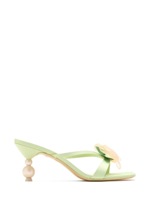 Sophia Webster Rosette mules - Green